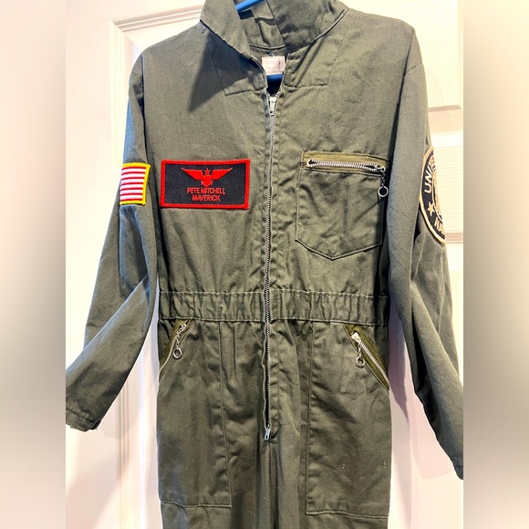 Air Pilot Top Gun Jumpsuit (1pc) - Picture 2 of 11
